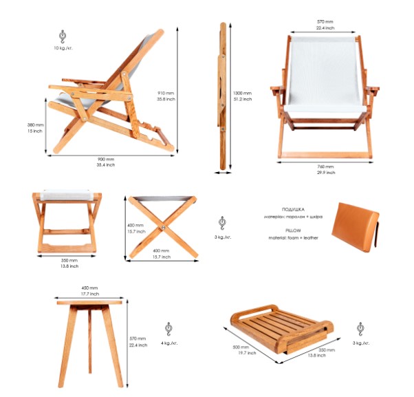 Classic Chalet swing chair set Classic Chalet swing chair set